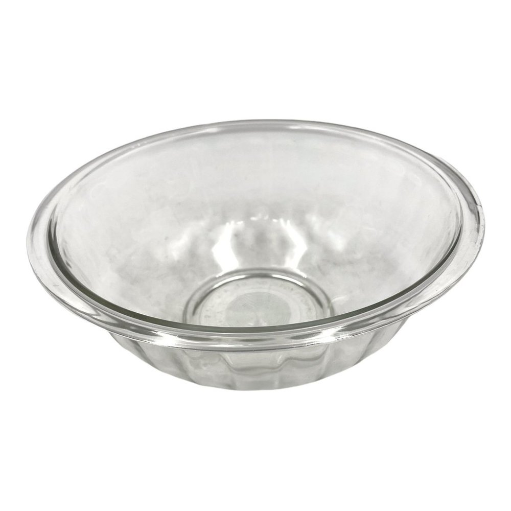 Vintage PYREX Large 10" Clear Nesting Mixing Bowl #325 ~ 2.5 Liter Made in USA - Picture 7 of 7
